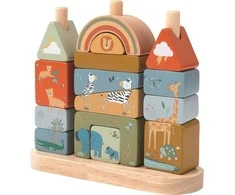 Rappa 2Kids Toys Safari Dice Stacking