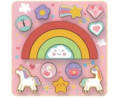 Dėlionė Rappa 2Kids Toys 2-in-1 Unicorn Balance Puzzle