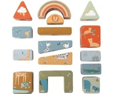 Rappa 2Kids Toys Safari Dice Stacking