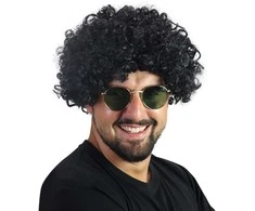 Rappa Afro plaukų perukas suaugusiems