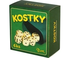 Rappa Baltas dice 6 pcs, a cup in a box