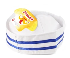 Rappa Children baltas sailor hat