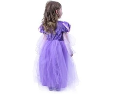 Rappa Vaikiškas kostiumas - violetinė princesė (M)