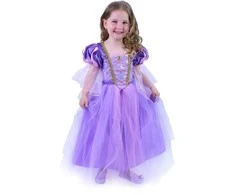 Rappa Vaikiškas kostiumas - violetinė princesė (M)