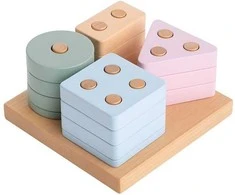 Rappa CUBIKA Pastel 15870 Sorting shapes IV