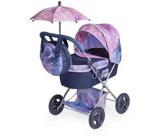 DeCuevas Toys Rappa DeCuevas 85076 vežimėlis su skėčiu nuo saulės – 60 cm