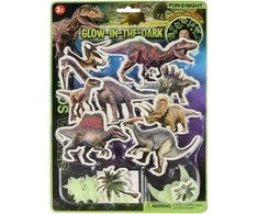 Rappa DINO lipdukai, šviečiantys tamsoje