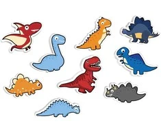 Rappa Dinozaurų magnetai