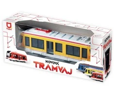 Rappa Geltonas metalinis tramvajus 20 cm