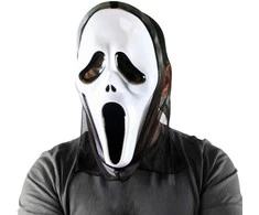 Rappa Rapos vaiduoklio kaukė „Scream“ suaugusiems