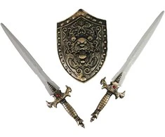 Rappa Knight s set with shield and swords