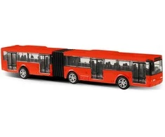 Rappa Kovový kloubový autobus červený Bratislava/ČB 18 cm