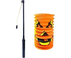 Rappa Helovino žibintas 15 cm su pagaliuku 40 cm