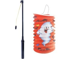 Rappa Helovino žibintas 15 cm su pagaliuku 40 cm