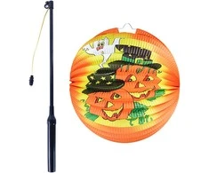 Rappa Helovino žibintas 25 cm su pagaliuku 40 cm