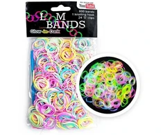 Rappa LOOM glow-in-the-dark rubber bands 600 pcs