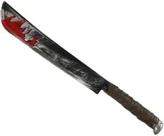 Rappa Mačetė su krauju Helovinas 74 cm