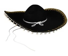 Rappa Meksikietiška sombrero skrybėlė suaugusiems