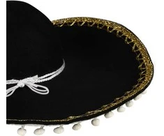 Rappa Meksikietiška sombrero skrybėlė suaugusiems
