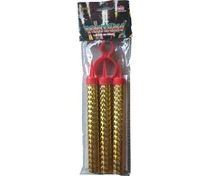 Rappa Šventinis fontanas, auksinis, 12 cm, su laikikliu