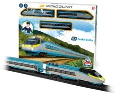 Rappa Pendolino baterijomis varomas MINI traukinukas