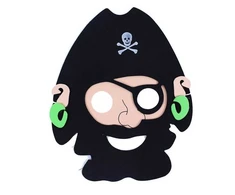 Rappa Piratų kaukės suaugusiems (2 vnt.)