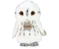 Rappa Plush snowy owl 18 cm ECO-FRIENDLY