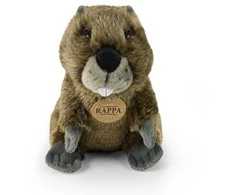 Rappa Plush beaver 22 cm ECO-FRIENDLY
