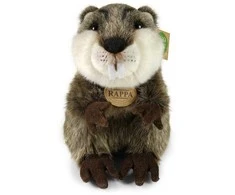 Rappa Plush beaver 25 cm ECO-FRIENDLY