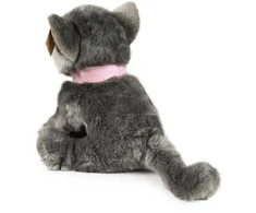 Rappa Plush cat pilka 25 cm ECO-FRIENDLY