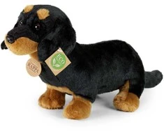Rappa Plush Dachshund 32 cm ECO-FRIENDLY