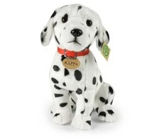 Rappa Plush Dalmatian with collar 30 cm ECO-FRIENDLY