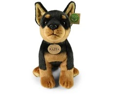 Rappa Plush Dobermann 30 cm ECO-FRIENDLY