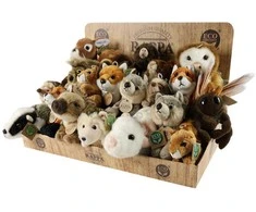 Rappa Plush forest animals display ECO-F.