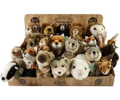 Rappa Plush forest animals display ECO-F.
