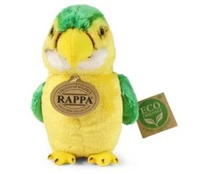 Rappa Plush great žalias macaw 15 cm ECO-FRIENDLY