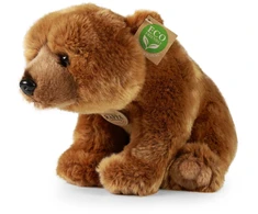 Pliušinis lokys Rappa Grizzly 30 cm EKOLOGIŠKAS