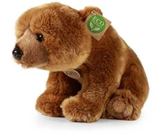 Pliušinis lokys Rappa Grizzly 30 cm EKOLOGIŠKAS