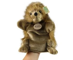 Rappa Pliušinė ežio rankinė lėlė 25 cm ECO-F.