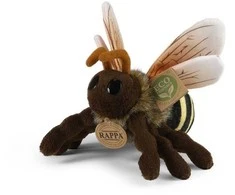 Rappa Plush honey bee 18 cm ECO-FRIENDLY