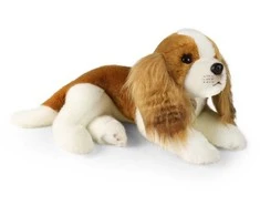 Rappa Eco-Friendly Pliušinis žaislas - Kavalieriaus karaliaus Karolio spanielis, 40 cm