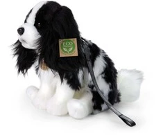 Rappa Plush King Charles Spaniel with leash 27 cm ECO-F.