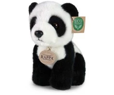 Rappa Pliušinis panda 18 cm EKOLOGIŠKA