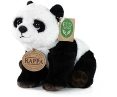 Rappa Pliušinis panda 18 cm EKOLOGIŠKA