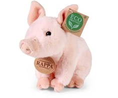 Rappa Plush pig 18 cm ECO-FRIENDLY