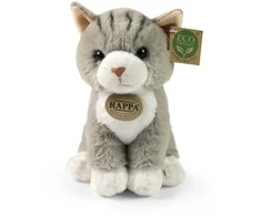 Rappa Eco-Friendly Pliušinis žaislas - pilkas katinas, 23 cm