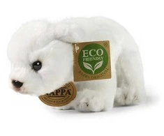 Rappa Plush polar bear 19 cm ECO-FRIENDLY
