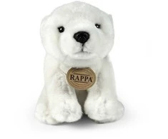 Rappa Plush polar bear 20 cm ECO-FRIENDLY