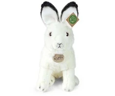 Rappa Eco-Friendly Pliušinis žaislas - baltasis kiškis, 30 cm