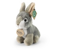 Rappa Eco-Friendly Pliušinis žaislas - pilkas triušis, 16 cm